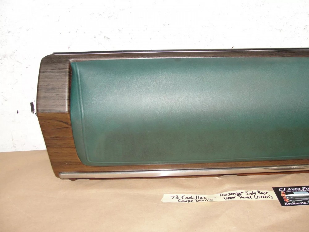 OEM 1973 Cadillac Coupe Deville Calais 2 Door RIGHT PASSENGER SIDE REAR UPPER DOOR QUARTER PANEL TRIM - Image 2