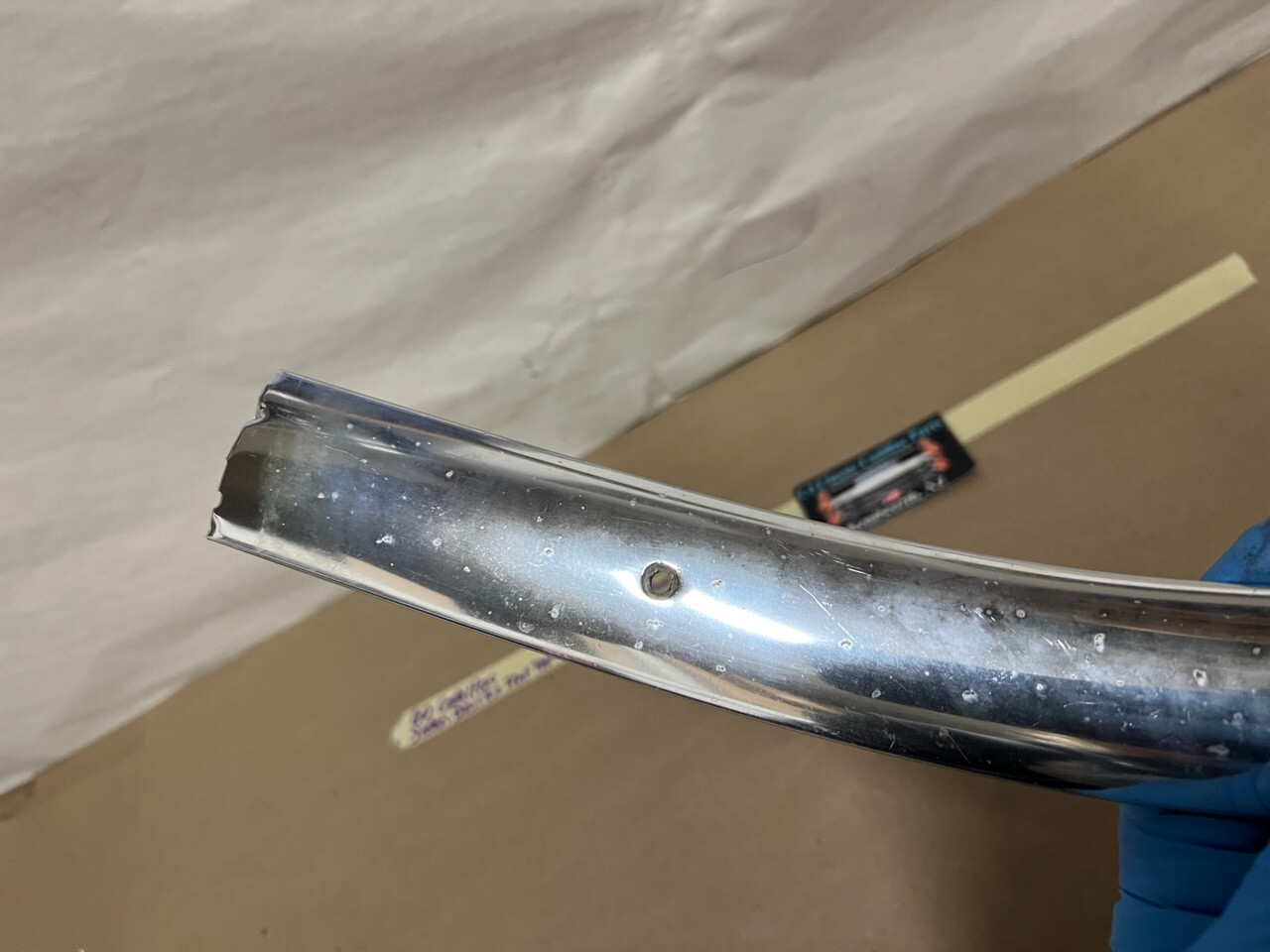 OEM 1959 1960 Cadillac Sedan Deville FLAT TOP INTERIOR RIGHT SIDE REAR UPPER HEADLINER TRIM #4785463 - Image 2