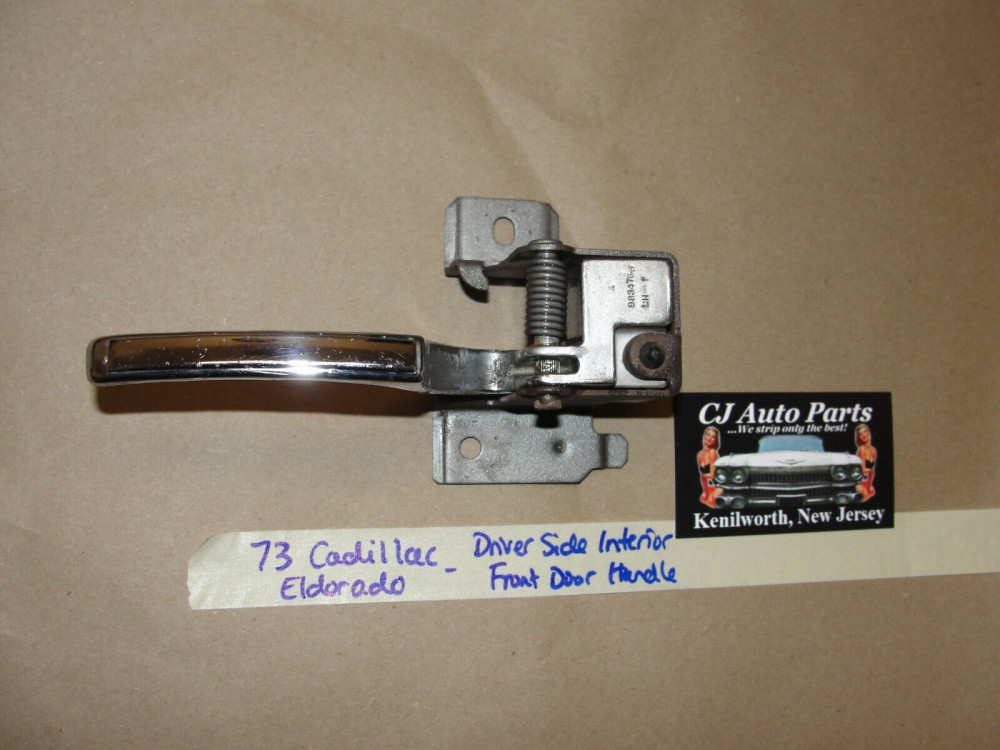 OEM 1971 1972 1973 1974 Cadillac Eldorado LEFT DRIVER SIDE INTERIOR FRONT DOOR HANDLE LATCH RELEASE #9834765 - Image 2