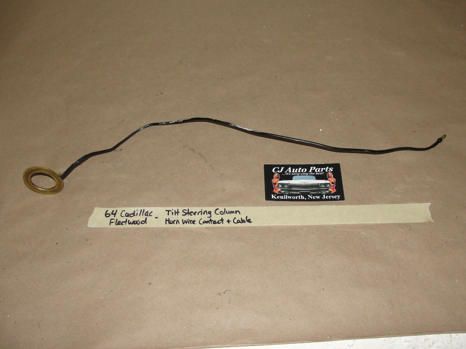 OEM 1964 Cadillac Fleetwood Eldorado Deville TILT COLUMN HORN WIRE JUNCTION CONTACT & CABLE #5679851 - Image 2