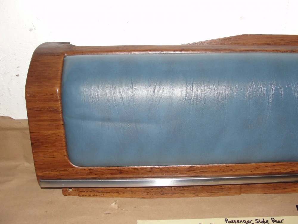 OEM 1974 1975 1976 Cadillac Coupe Deville Calais 2 Door RIGHT PASSENGER SIDE REAR UPPER QUARTER DOOR PANEL TRIM - Image 2