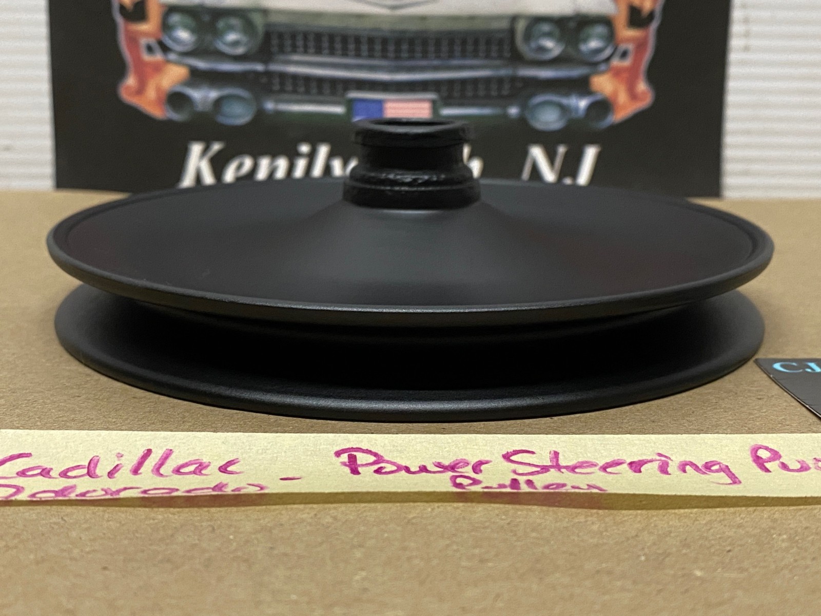 RESTORED 1975 1976 1977 1978 1979 1980 Cadillac Eldorado Deville Fleetwood 368/425/500 Engine POWER STEERING PUMP PULLEY SINGLE GROOVE #1605379 - Image 9