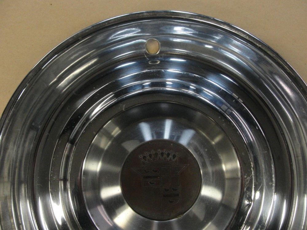 OEM 1954 1955 Cadillac Deville Eldorado Fleetwood 15" HUB CAP HUBCAP WHEEL COVER w/ CENTER CAP MEDALLION #002 - Image 2