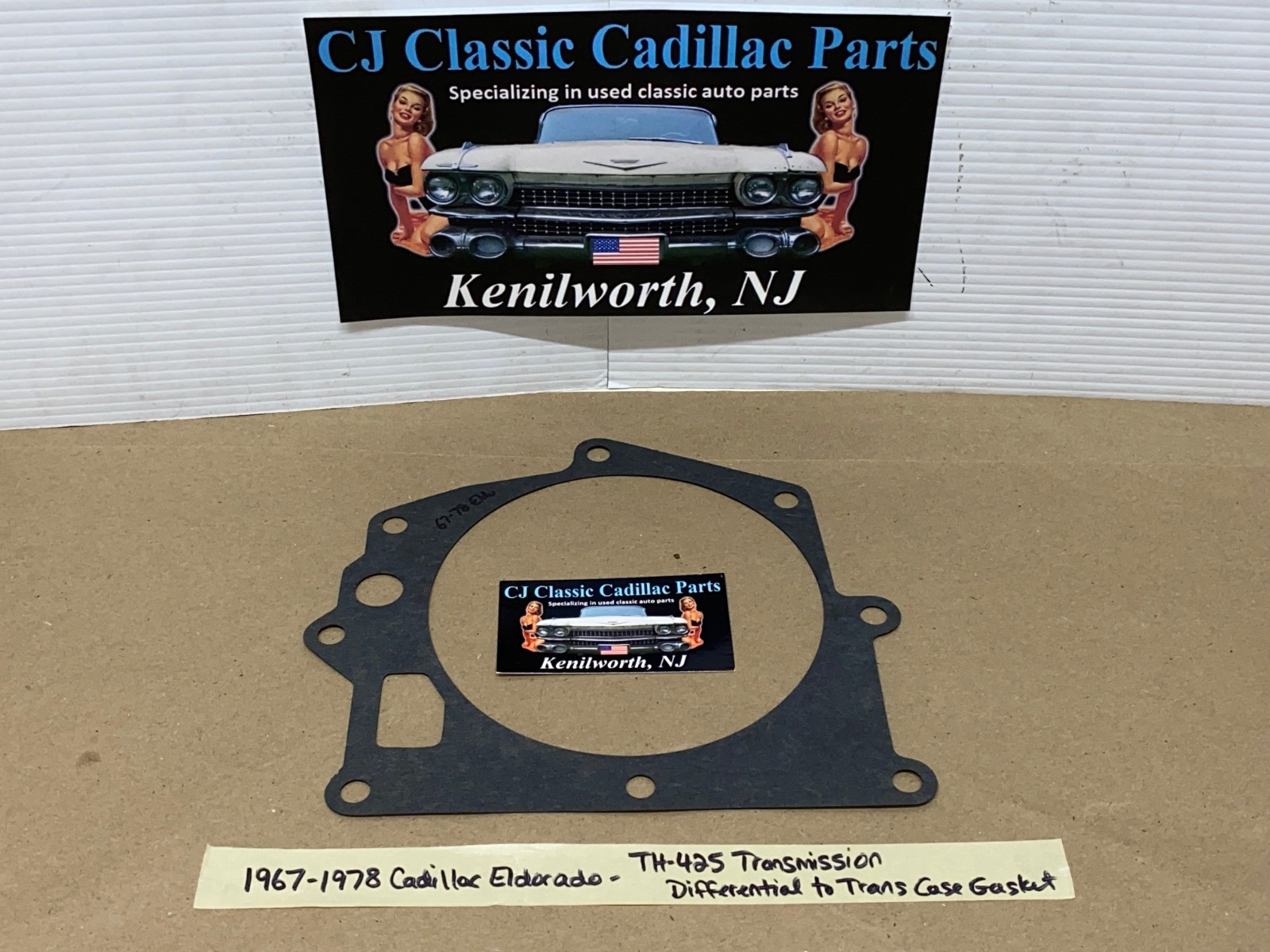 NEW 1967 1968 1969 1970 1971 1972 1973 1974 1975 1976 1977 1978 Cadillac Eldorado TH425 TRANSMISSION DIFFERENTIAL TO TRANS CASE GASKET - Image 2