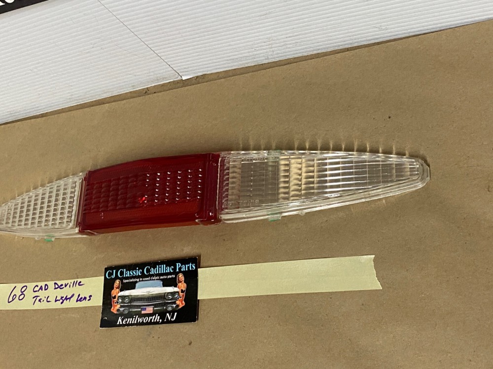 OEM 1967 1968 Cadillac Deville Fleetwood Calais Rear Tail Light Lens #5959150 - Image 2