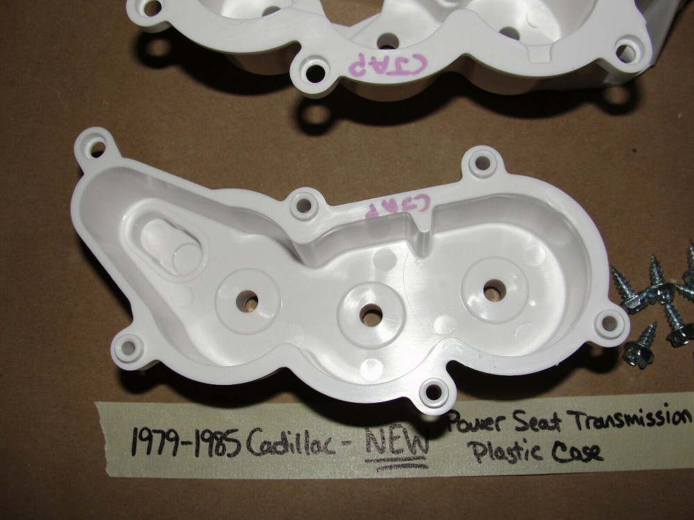 NEW 1979 1980 1981 1982 1983 1984 1985 CADILLAC DEVILLE ELDORADO FLEETWOOD POWER SEAT TRANSMISSION CASE (ABS PLASTIC) *FIELD TESTED* - Image 2