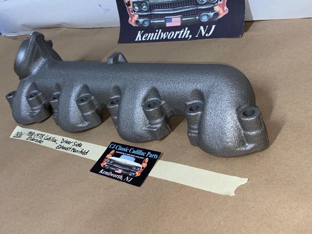 NEW 1968 1969 1970 1971 1972 1973 1974 1975 1976 1977 1978 CADILLAC ELDORADO LEFT DRIVER SIDE EXHAUST MANIFOLD #1485749 - Image 3