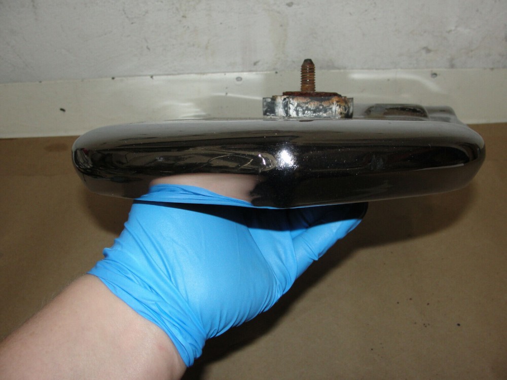 OEM 1966 Cadillac Deville Eldorado Calais Fleetwood RIGHT PASSENGER SIDE UPPER FRONT BUMPER END #3513679 - Image 3