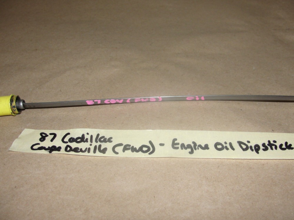 OEM 1986 1987 Cadillac Deville Fleetwood FWD HT4100 4.1L ENGINE OIL FLUID LEVEL INDICATOR DIPSTICK #1638398 - Image 3