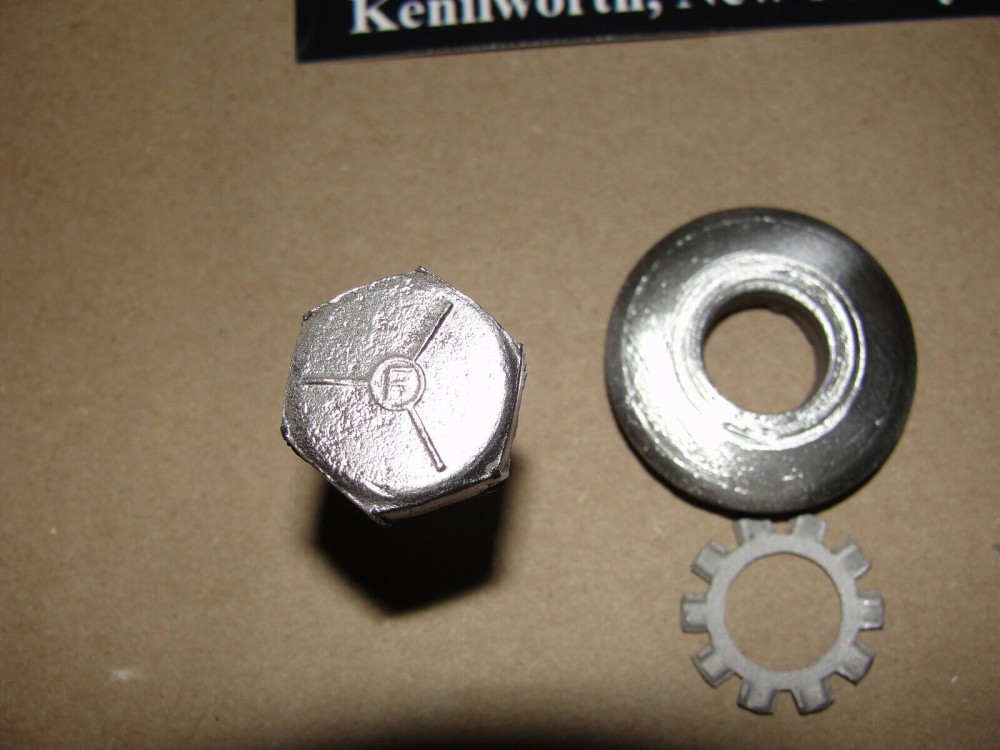 OEM 1948 1949 1950 1951 1952 1953 1954 1955 1956 1957 1958 Cadillac Deville Eldorado Fleetwood 331 ENGINE CRANK CRANKSHAFT BOLT & WASHER #1451724 - Image 3