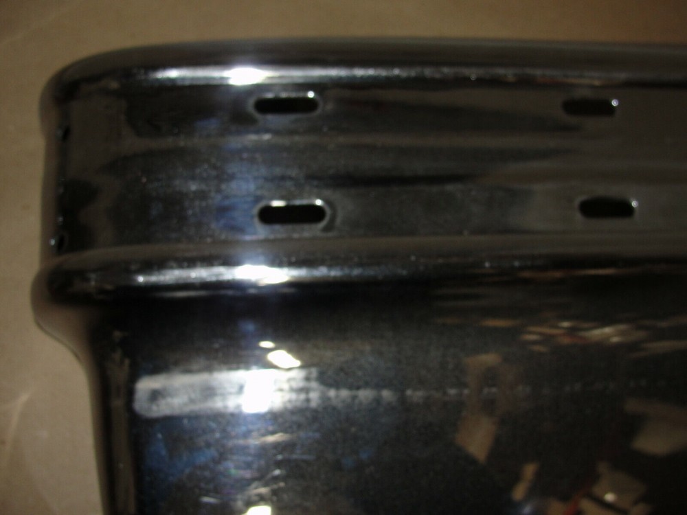OEM 1977 1978 1979 Cadillac Deville Fleetwood LEFT DRIVER SIDE FRONT BUMPER END CORNER #1616190 - Image 3