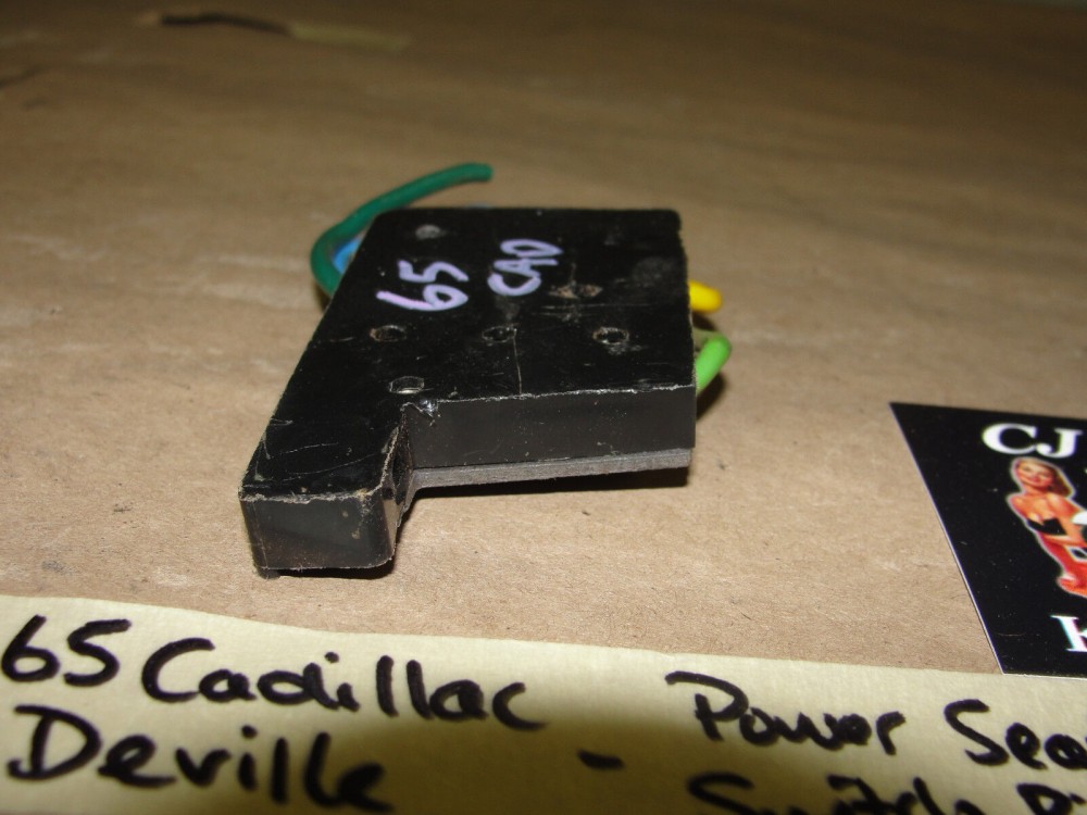 OEM 1965 Cadillac Deville Eldorado Calais Fleetwood 4 WAY POWER SEAT SWITCH WIRE HARNESS PIGTAIL CONNECTOR - Image 3