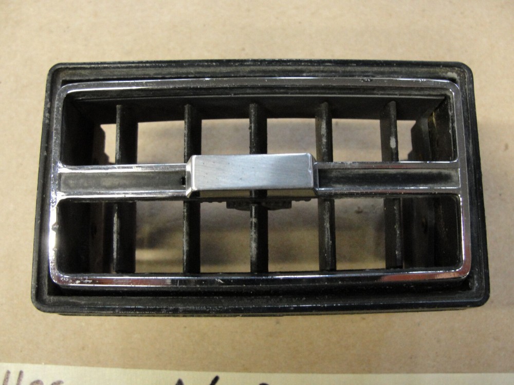 OEM 1967 Cadillac Deville Eldorado Calais Fleetwood CHROME INTERIOR DASH AC HEATER SIDE VENT DUCT #1489138 - Image 3