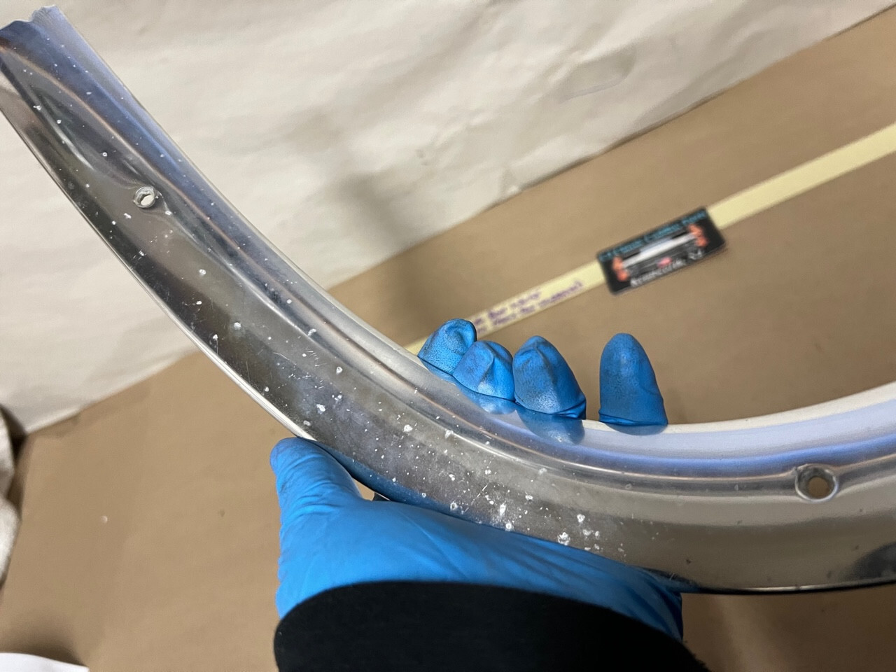 OEM 1959 1960 Cadillac Sedan Deville FLAT TOP INTERIOR RIGHT SIDE REAR UPPER HEADLINER TRIM #4785463 - Image 3