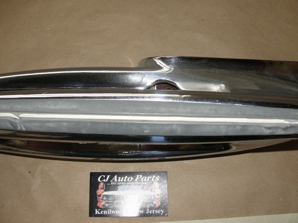OEM 1974 1975 1976 Cadillac Deville Calais Fleetwood LEFT DRIVER SIDE BACK REAR BUMPER END #3515870 - Image 3