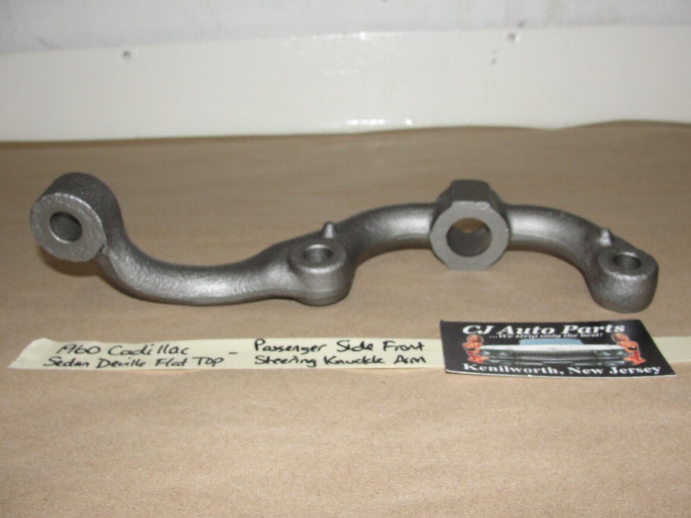 OEM 1957 1958 1959 1960 Cadillac Deville Fleetwood Eldorado Flat Top RIGHT FRONT STEERING KNUCKLE SPINDLE ARM - Image 3