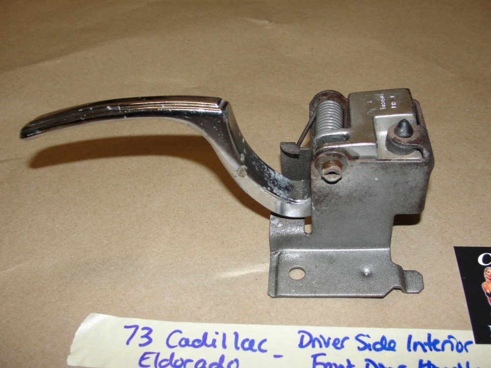 OEM 1971 1972 1973 1974 Cadillac Eldorado LEFT DRIVER SIDE INTERIOR FRONT DOOR HANDLE LATCH RELEASE #9834765 - Image 3