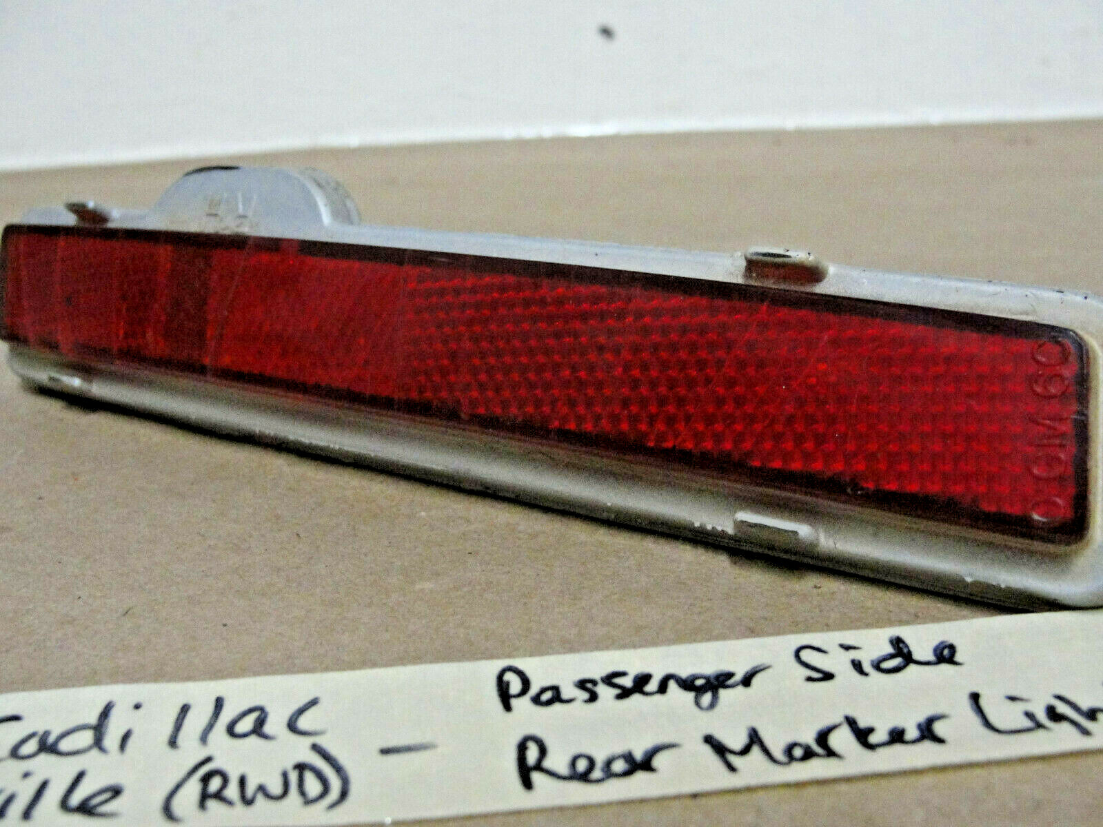 OEM 1980 1981 1982 1983 1984 1985 1986 1987 1988 1989 Cadillac Fleetwood Deville 1987 1988 1989 Brougham RWD RIGHT PASS SIDE REAR BACK BUMPER END MARKER PARK LIGHT #5973560 - Image 3
