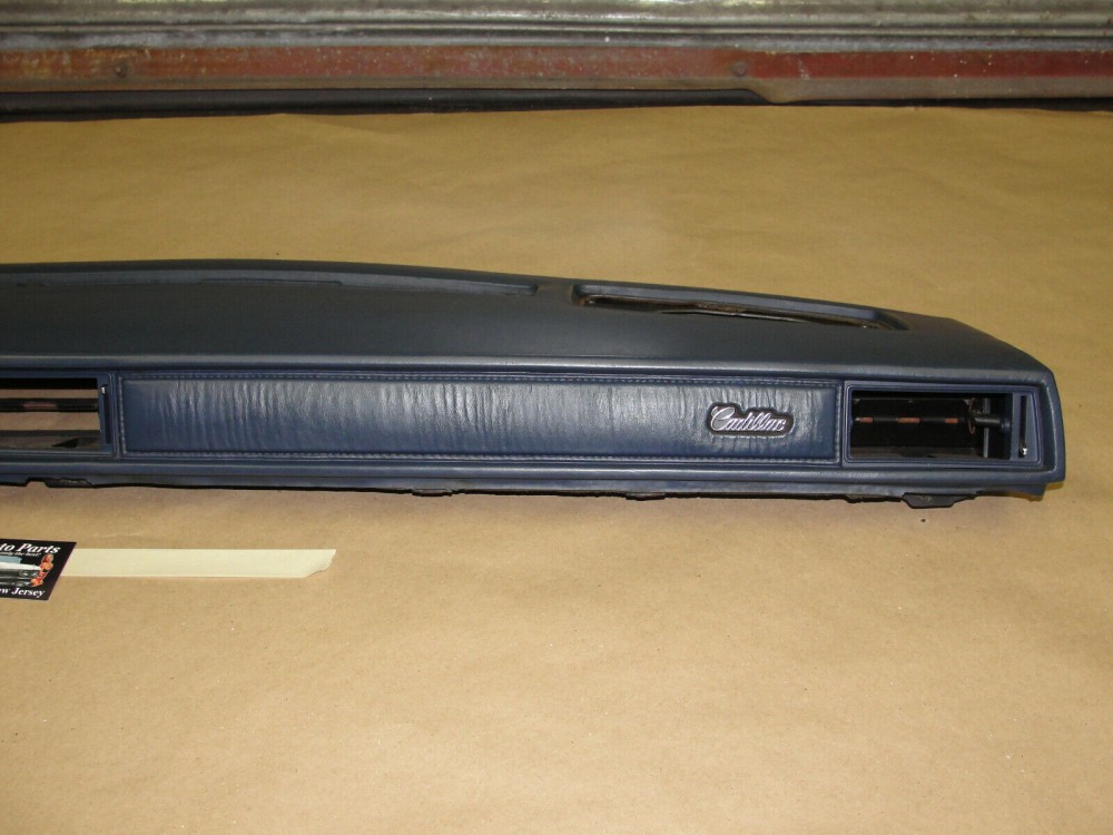 OEM 1985 1986 1987 1988 Cadillac Fleetwood Deville FWD UPPER DASH PAD DASHBOARD ~ BLUE #1634275 - Image 4