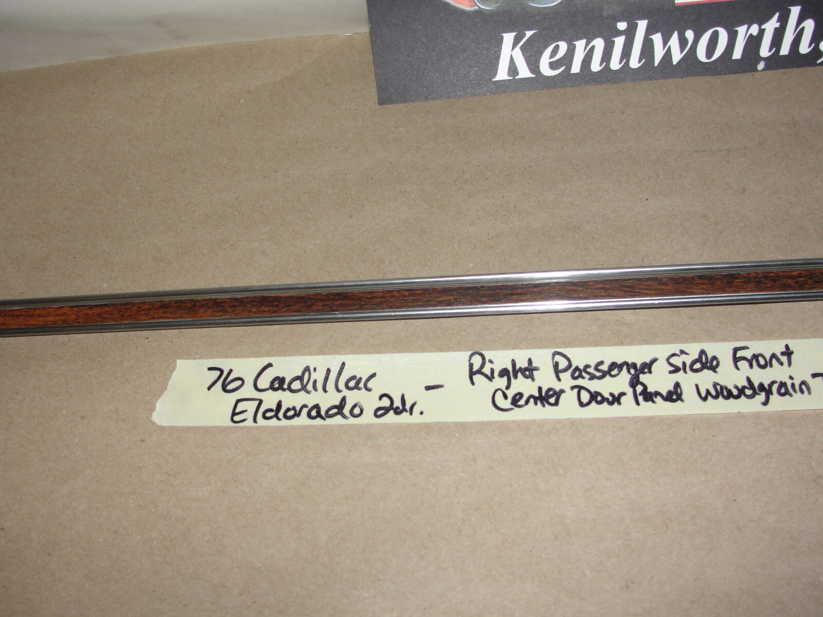 OEM 1972 1973 1974 1975 1976 Cadillac Eldorado 2DR RIGHT PASS SIDE FRONT DOOR PANEL CENTER MOLDING TRIM - Image 3