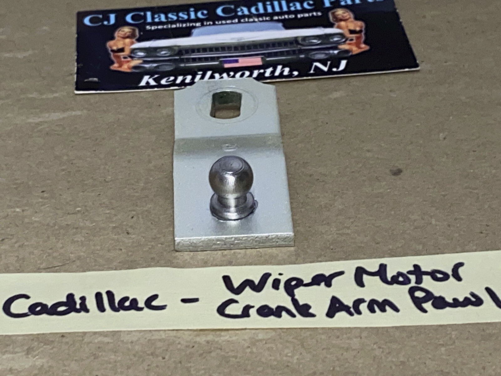OEM 1965 1966 Cadillac Deville Eldorado Fleetwood Calais WINDSHIELD WIPER MOTOR CRANK ARM PAWL TO WIPER TRANS #4914701 - Image 4