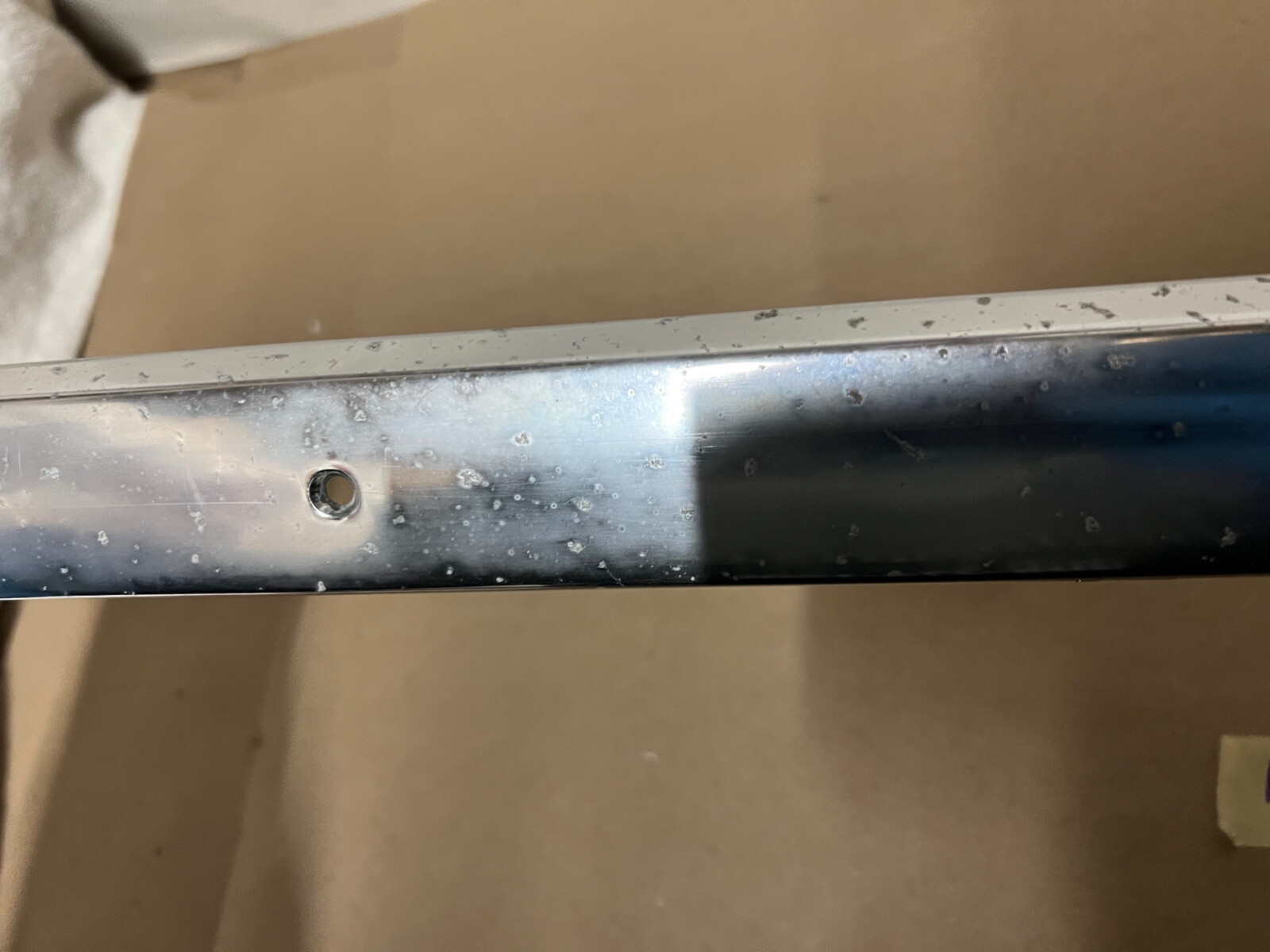 OEM 1959 1960 Cadillac Deville 4 Window 4 Door FLAT TOP INTERIOR RIGHT SIDE HEADLINER TRIM (ABOVE DOORS) #4757726 - Image 3