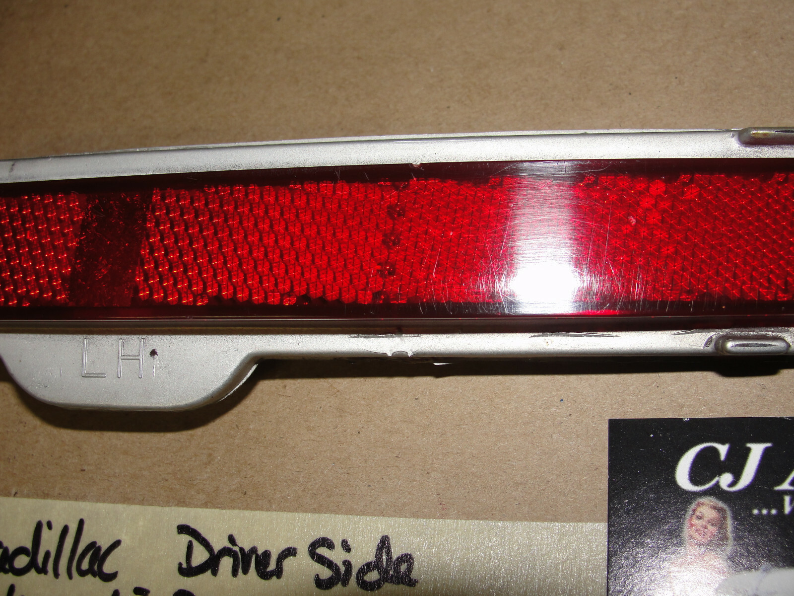 OEM 1980 1981 1982 1983 1984 1985 1986 1987 1988 1989 Cadillac Deville Fleetwood Brougham RWD LEFT DRIVER SIDE REAR BUMPER END MARKER PARK LIGHT #5973559 - Image 3