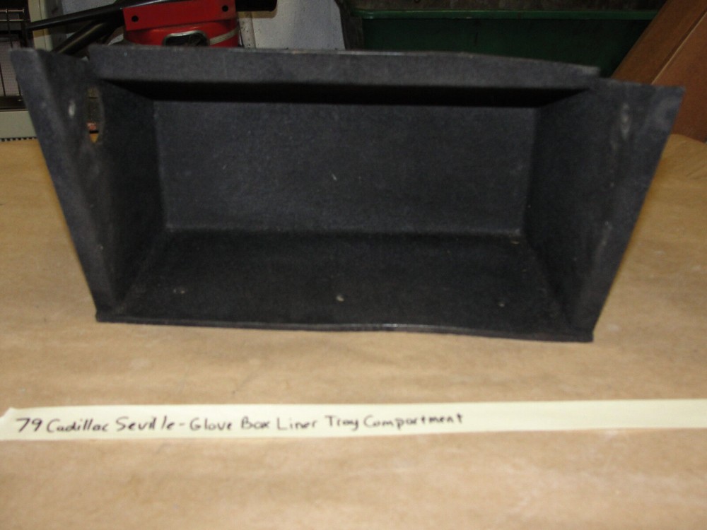 OEM 1976 1977 1978 1979 Cadillac Seville GLOVE BOX GLOVEBOX LINER TRAY COMPARTMENT 1606910/1607260 - Image 3