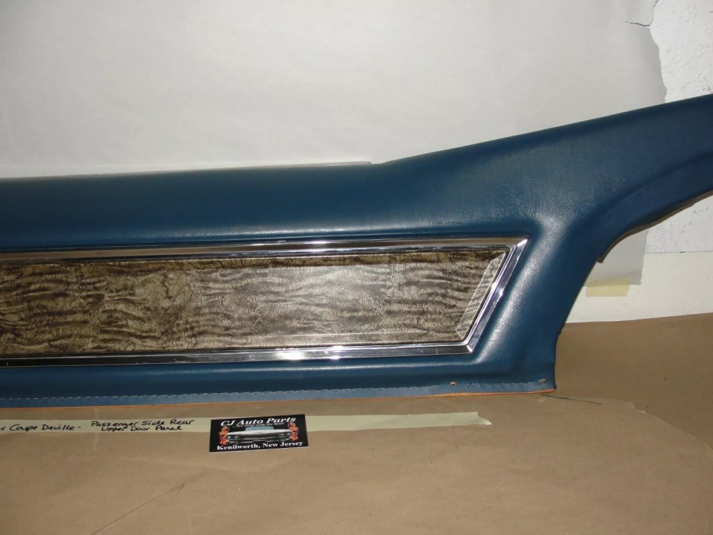 OEM 1971 1972 Cadillac Coupe Deville Calais Coupe RIGHT SIDE REAR UPPER QUARTER DOOR PANEL TRIM - Image 3
