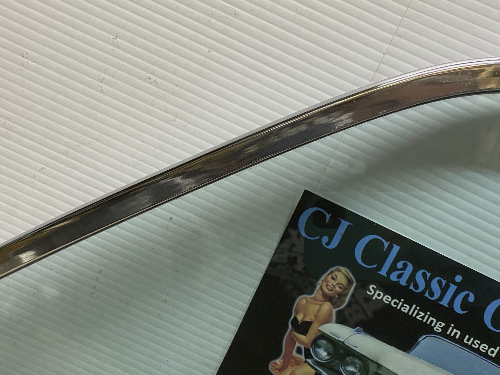 OEM 1962 1963 1964 Cadillac Eldorado Deville Convertible RIGHT REAR QUARTER WINDOW GLASS & FRAME #4439717/#5719066 - Image 3