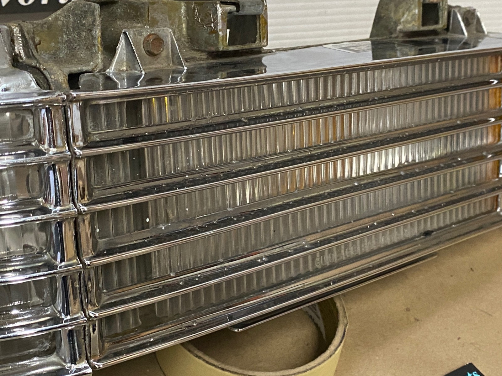 1970 Cadillac Deville Calais Fleetwood LEFT SIDE FRONT CORNER TURN SIGNAL PARK MARKER LIGHT LENS #5962297/#5962299/#5962293 - Image 10