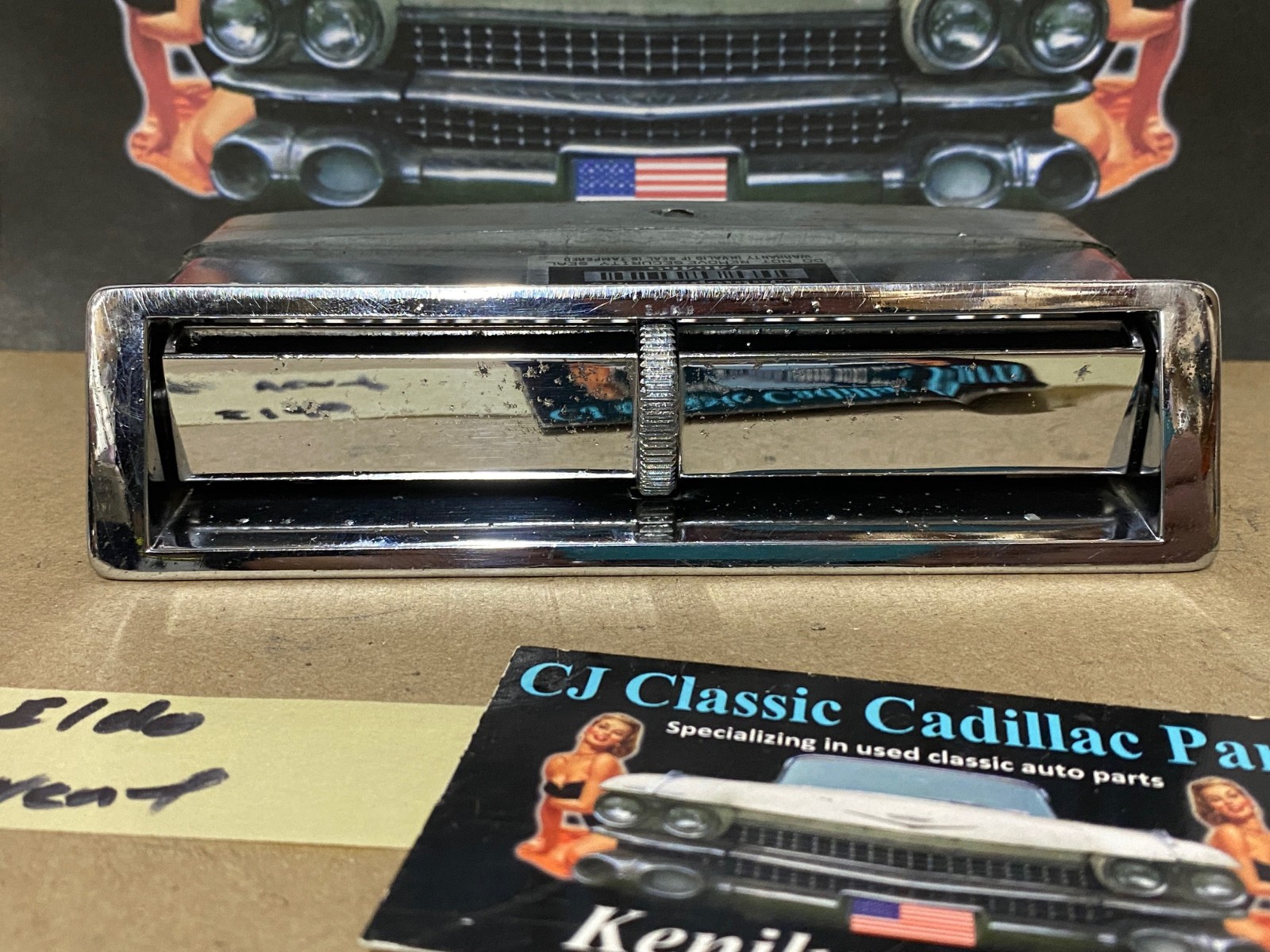 OEM 1963 1964 Cadillac Deville Eldorado Fleetwood CENTER DASH A/C VENT DUCT #1479432 - Image 11