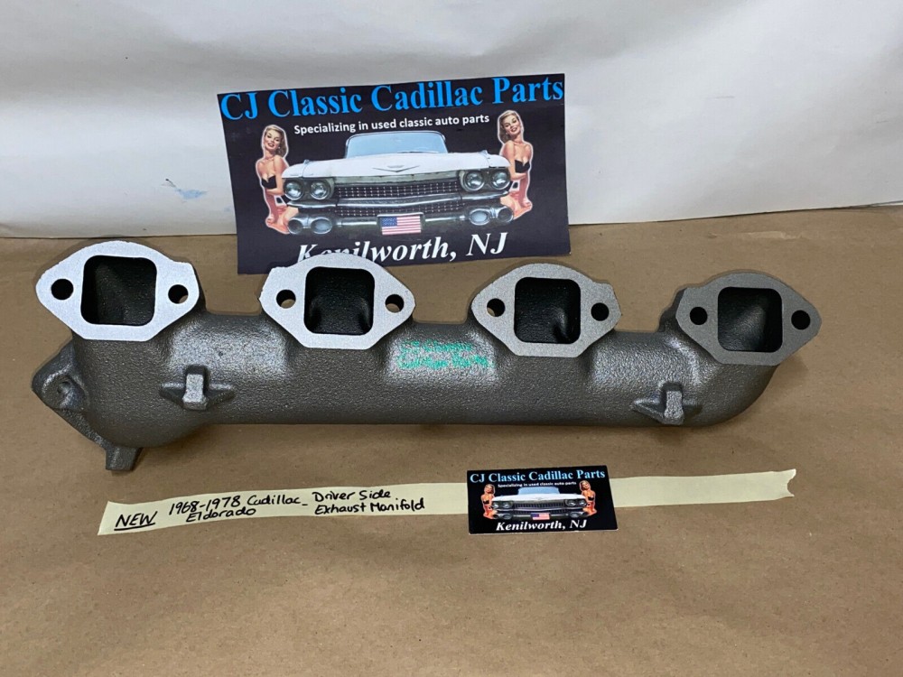 NEW 1968 1969 1970 1971 1972 1973 1974 1975 1976 1977 1978 CADILLAC ELDORADO LEFT DRIVER SIDE EXHAUST MANIFOLD #1485749 - Image 4