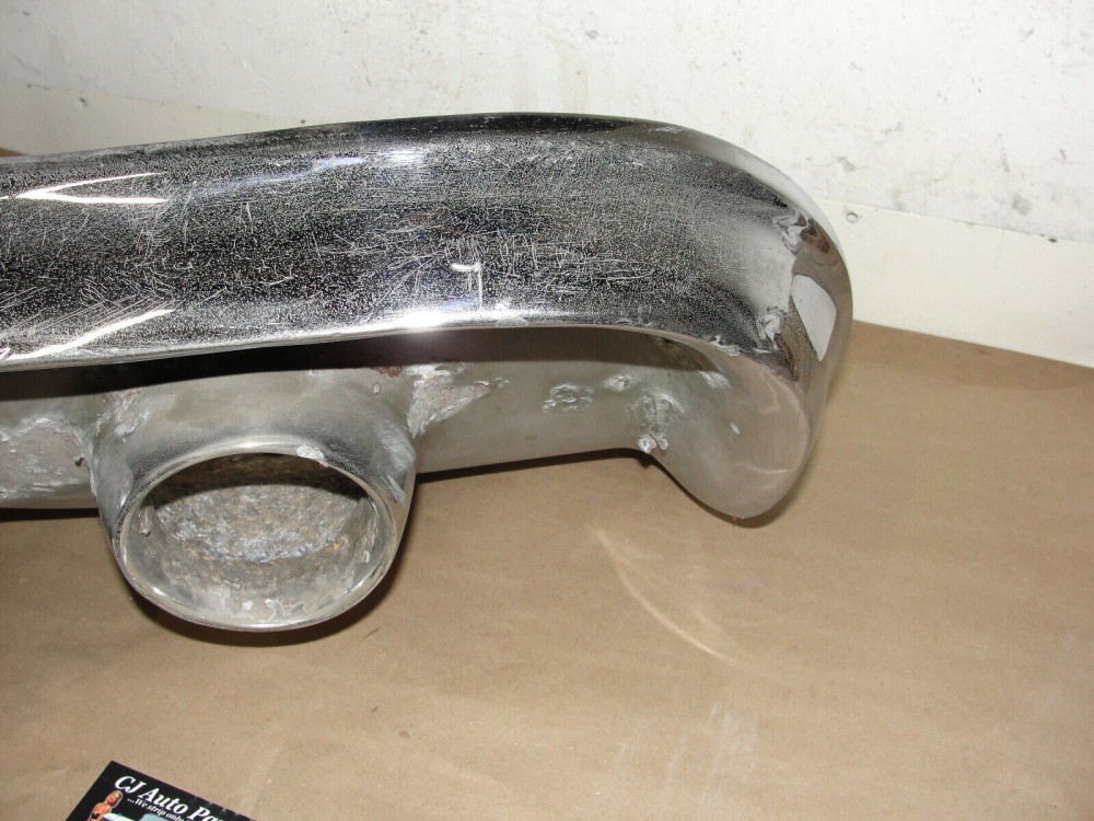 OEM 1957 Cadillac Eldorado Biarritz Seville LEFT DRIVER SIDE BACK REAR BUMPER END - Image 4