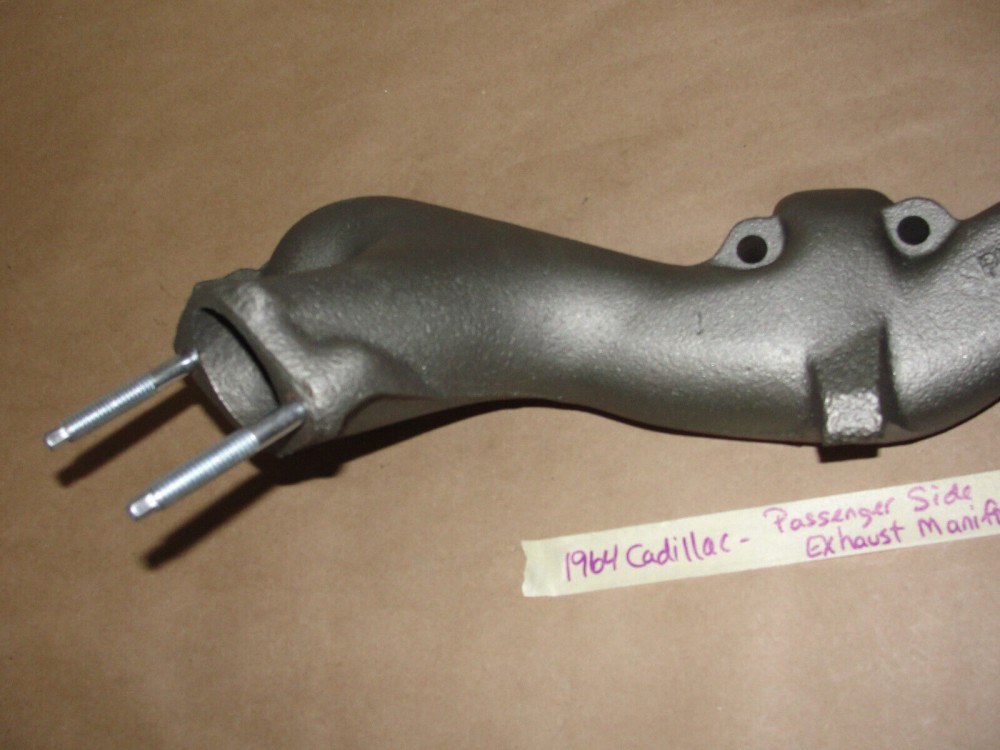 OEM 1964 CADILLAC FLEETWOOD, SERIES 62, DEVILLE, ELDORADO, 75 SERIES 429 ENGINE RIGHT PASSENGER SIDE EXHAUST MANIFOLD #1481668 (also fits 1965 Cadillac 75 Series, Commercial Chassis) - Image 4
