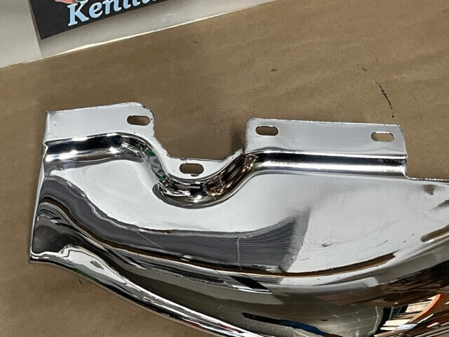 OEM 1959 Cadillac Deville Eldorado LEFT DRIVER SIDE FRONT BUMPER CENTER GRILL EXTENSION #1470318 - Image 4