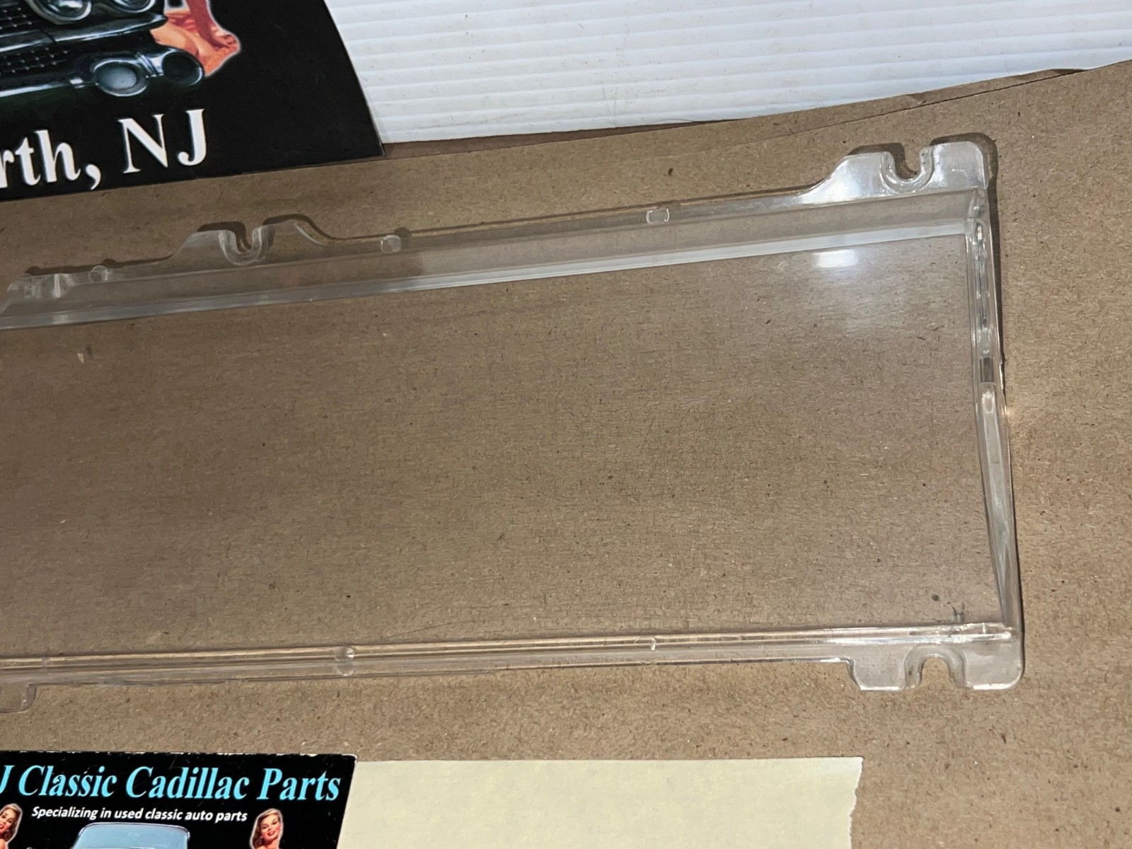 OEM 1963 1964 Cadillac Deville Eldorado Fleetwood INSTRUMENT CLUSTER PLASTIC LENS #640607 - Image 4