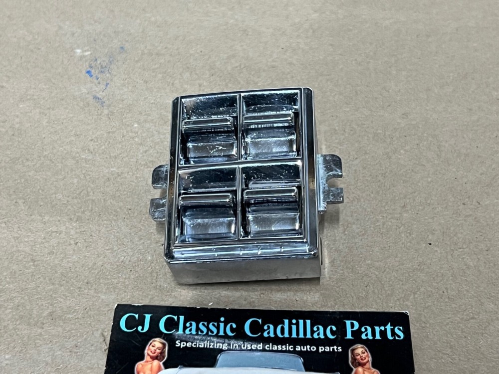 REBUILT 1961 1962 Cadillac Deville Eldorado Fleetwood LEFT DRIVER SIDE FRONT WINDOW SWITCH 4 BUTTON #4309263 /#5712824 - Image 7