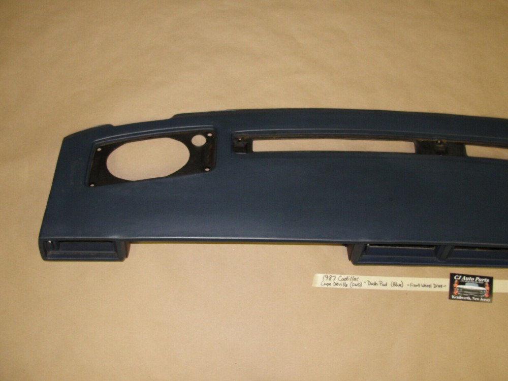 OEM 1985 1986 1987 1988 Cadillac Fleetwood Deville FWD UPPER DASH PAD DASHBOARD ~ BLUE #1634275 - Image 5