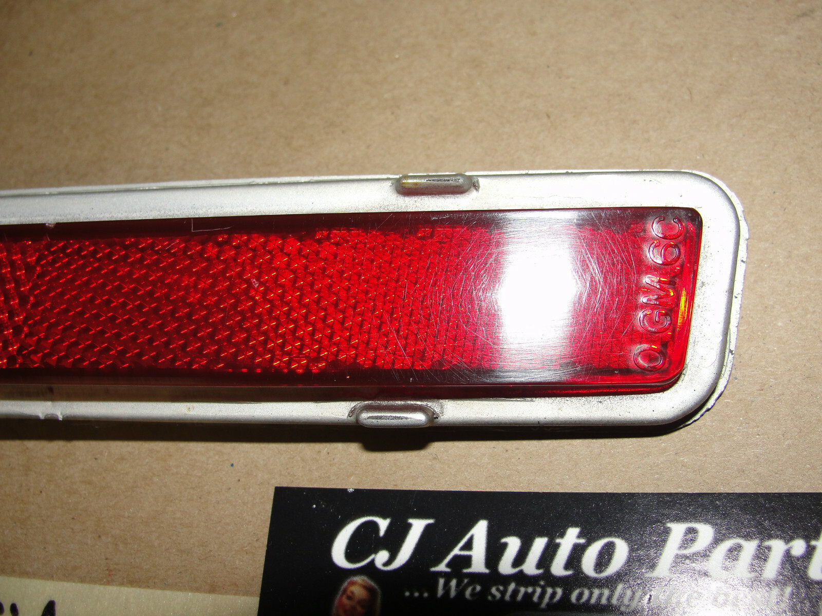 OEM 1980 1981 1982 1983 1984 1985 1986 1987 1988 1989 Cadillac Deville Fleetwood Brougham RWD LEFT DRIVER SIDE REAR BUMPER END MARKER PARK LIGHT #5973559 - Image 4