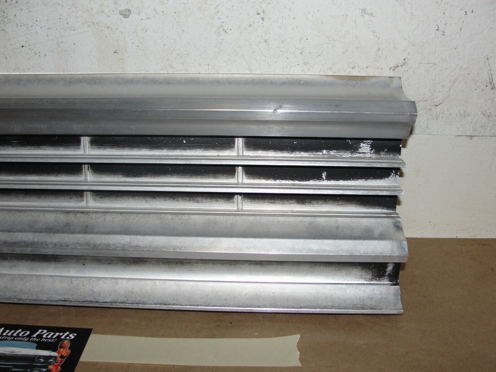 OEM 1964 Cadillac Fleetwood Eldorado LEFT SIDE REAR BUMPER BAR ALUMINUM INSERT TRIM #1481643 - Image 4