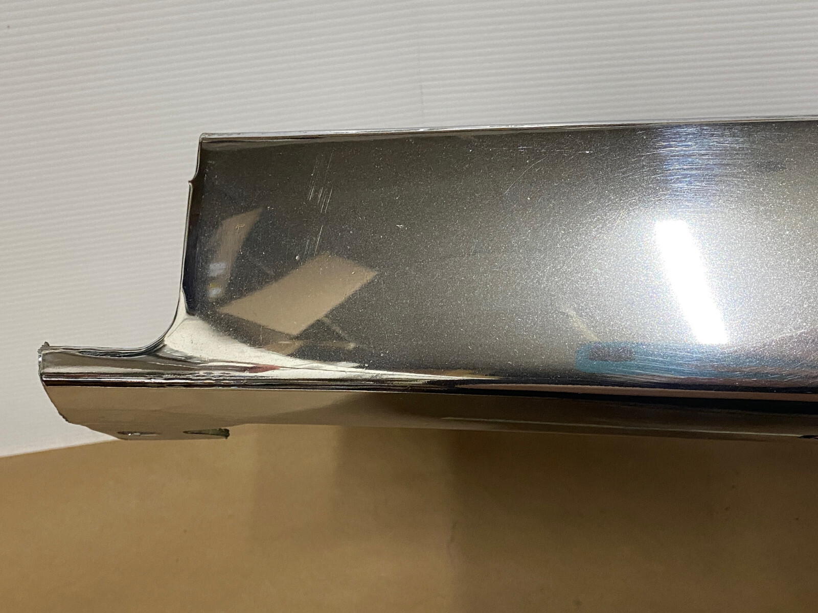 OEM 1973 1974 1975 1976 Cadillac Deville Calais Fleetwood Commercial Chassis LEFT DRIVER SIDE FRONT LOWER BUMPER END CORNER #1603644/#3515870 - Image 4