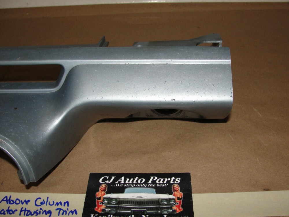 OEM 1961 Cadillac Deville Eldorado Fleetwood LEFT LOWER DASH ABOVE COLUMN SHIFT INDICATOR HOUSING TRIM #1475193 - Image 4