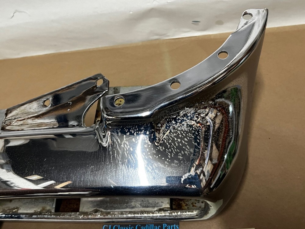OEM 1963 Cadillac Fleetwood Deville Eldordo LEFT DRIVER SIDE REAR BUMPER END TAIL LIGHT HOUSING #3512757 - Image 4
