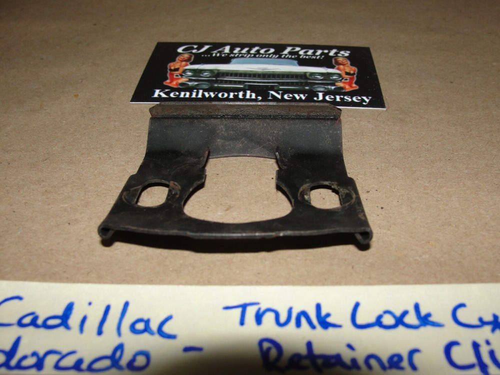 OEM 1973 1974 1975 1976 1977 1978 Cadillac Eldorado TRUNK LOCK CYLINDER RETAINER CLIP MOUNTING BRACKET #9616859 - Image 4