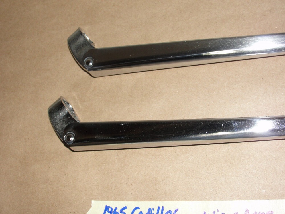 OEM 1965 1966 1967 Cadillac Deville Eldorado Fleetwood Calais TRICO WINDSHIELD WIPER ARMS - LEFT & RIGHT - POLISHED - Image 4