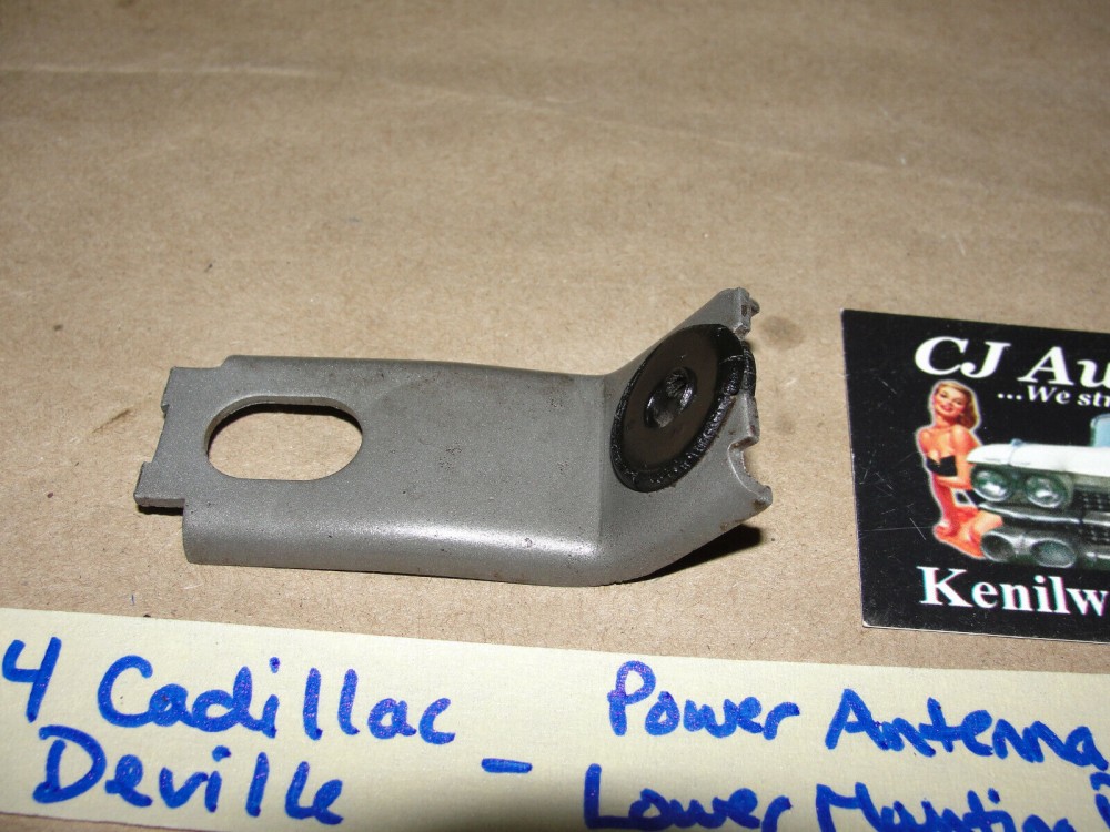 OEM 1963 1964 Cadillac Deville Eldorado Fleetwood POWER ANTENNA LOWER MOUNTING BRACKET #1479301 - Image 4