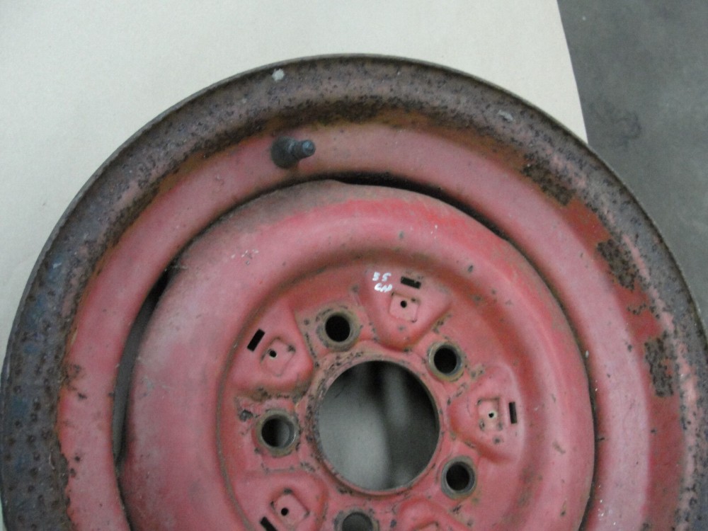 OEM 1948 1949 1950 1951 1952 1953 1954 1955 Cadillac Deville Fleetwood STEEL WHEEL RIM #003 15 X 6 KELSEY HAYS - Image 4