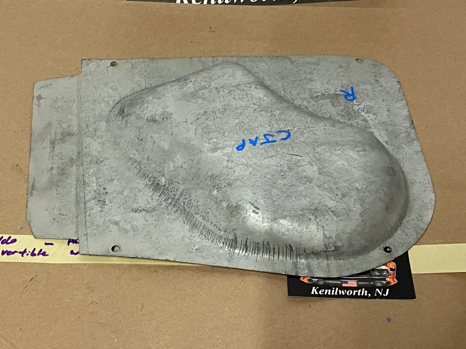 OEM 1961 1962 1963 1964 Cadillac Deville Eldorado Convertible Chevrolet Impala Convertible RIGHT PASSENGER SIDE REAR QUARTER WINDOW REGULATOR ACCESS PANEL COVER - Image 9