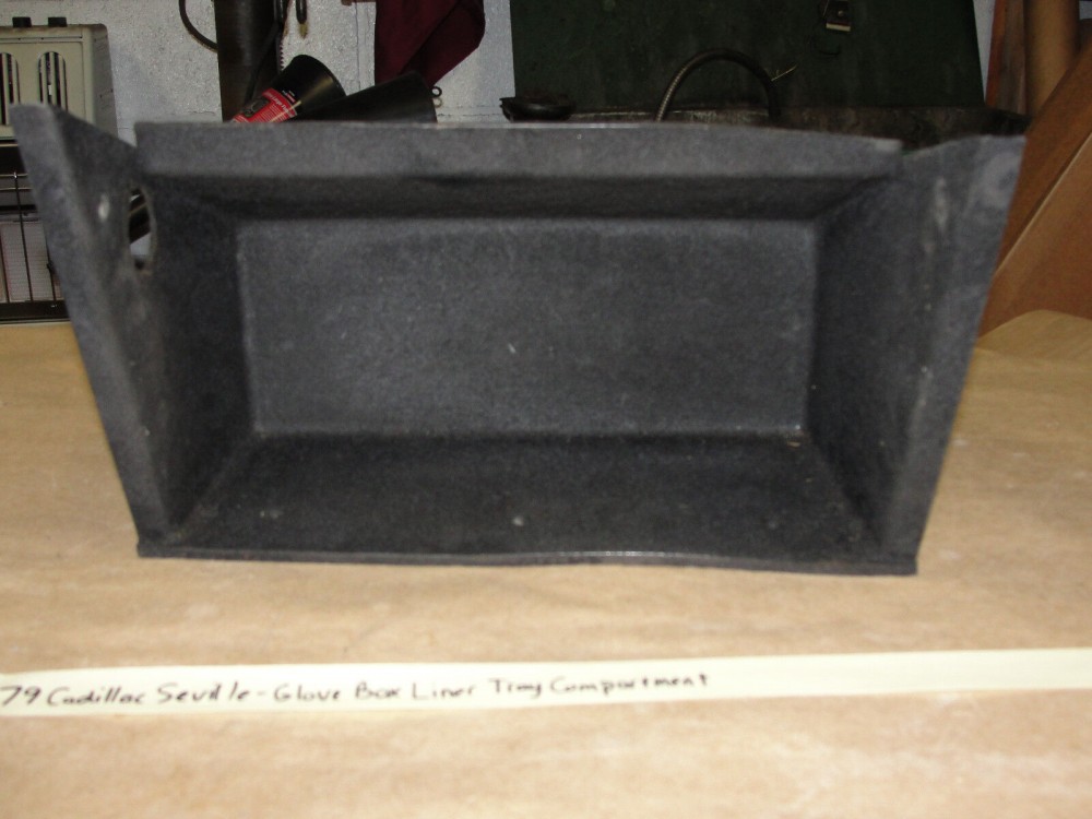 OEM 1976 1977 1978 1979 Cadillac Seville GLOVE BOX GLOVEBOX LINER TRAY COMPARTMENT 1606910/1607260 - Image 4